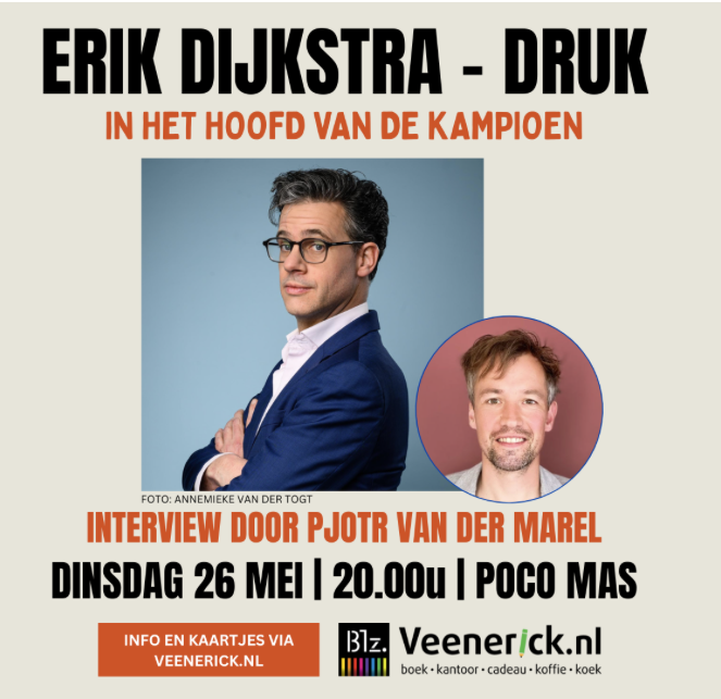 Interview met Erik Dijkstra over zijn boek Druk
