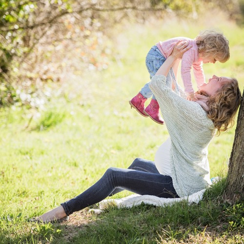Met of voor mama op de foto