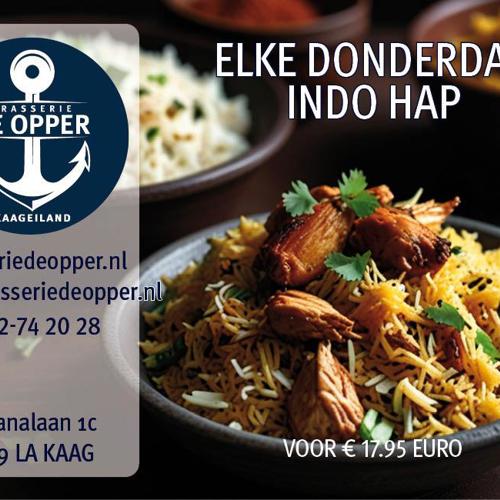 Elke donderdag Indohap