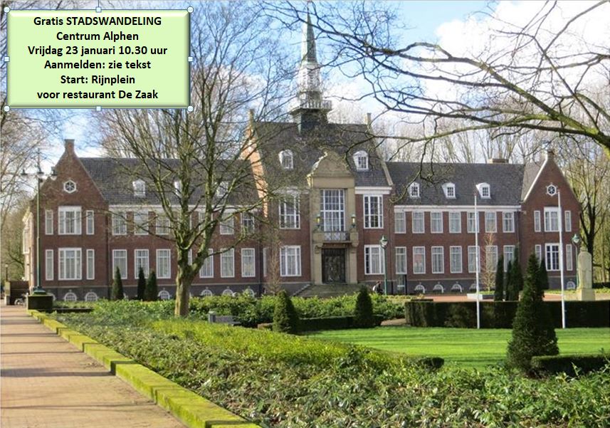 Wandeling door het centrum van Alphen aan den Rijn