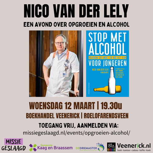 Een avond over opgroeien en alcohol