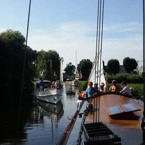 Zeiltocht op skûtsje de Nooit Volmaakt