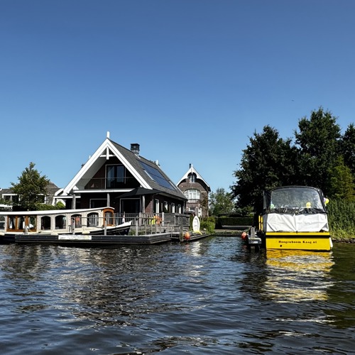 Fietspont Kaag-Oud Ade weer in de vaart