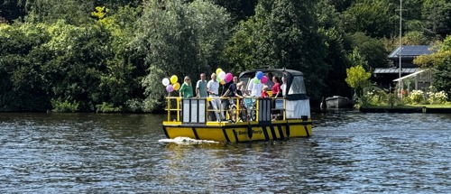 Opening Fietspont Kaag