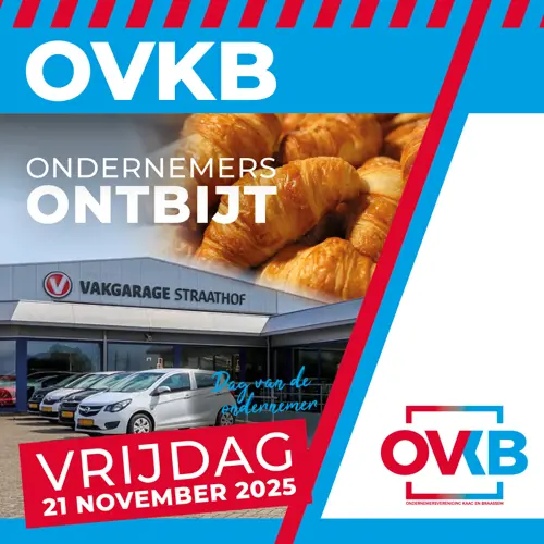 Ondernemersontbijt voor alle ondernemers in K&B