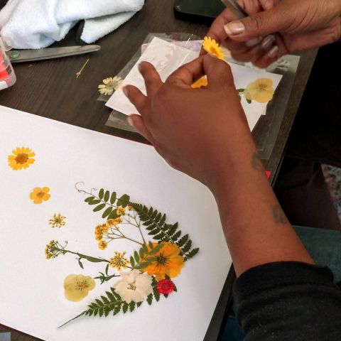 Droogbloemvenster maken