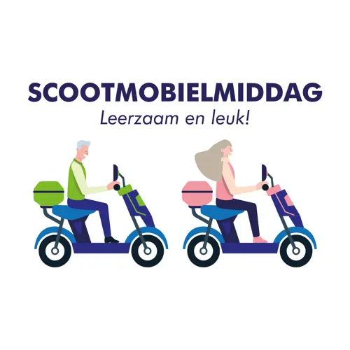 Scootmobielmiddag, leerzaam en leuk