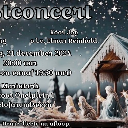 Kerstconcert Scala en Joy