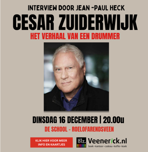Cesar Zuiderwijk, het verhaal van een drummer